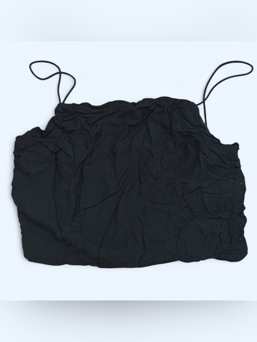 LA Hearts Black Lightweight Spaghetti-Strap Tank